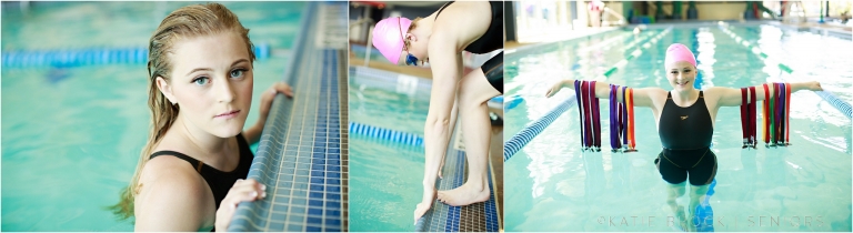 Swimming Medal Senior Pictures