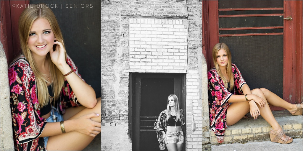 Katie Brock Photography Downtown Senior Photos