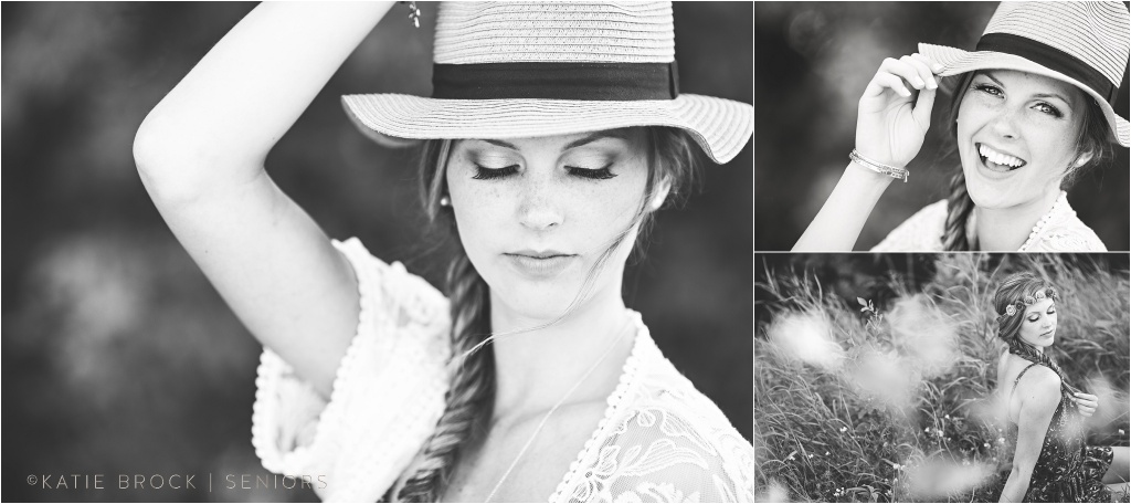 Black and White Senior Photos