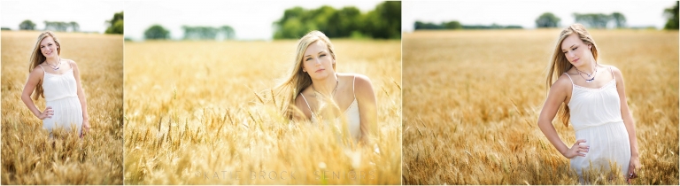 Wheat Field Senior Pictures
