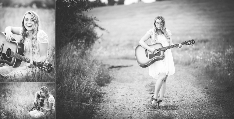 B&W Guitar pictures