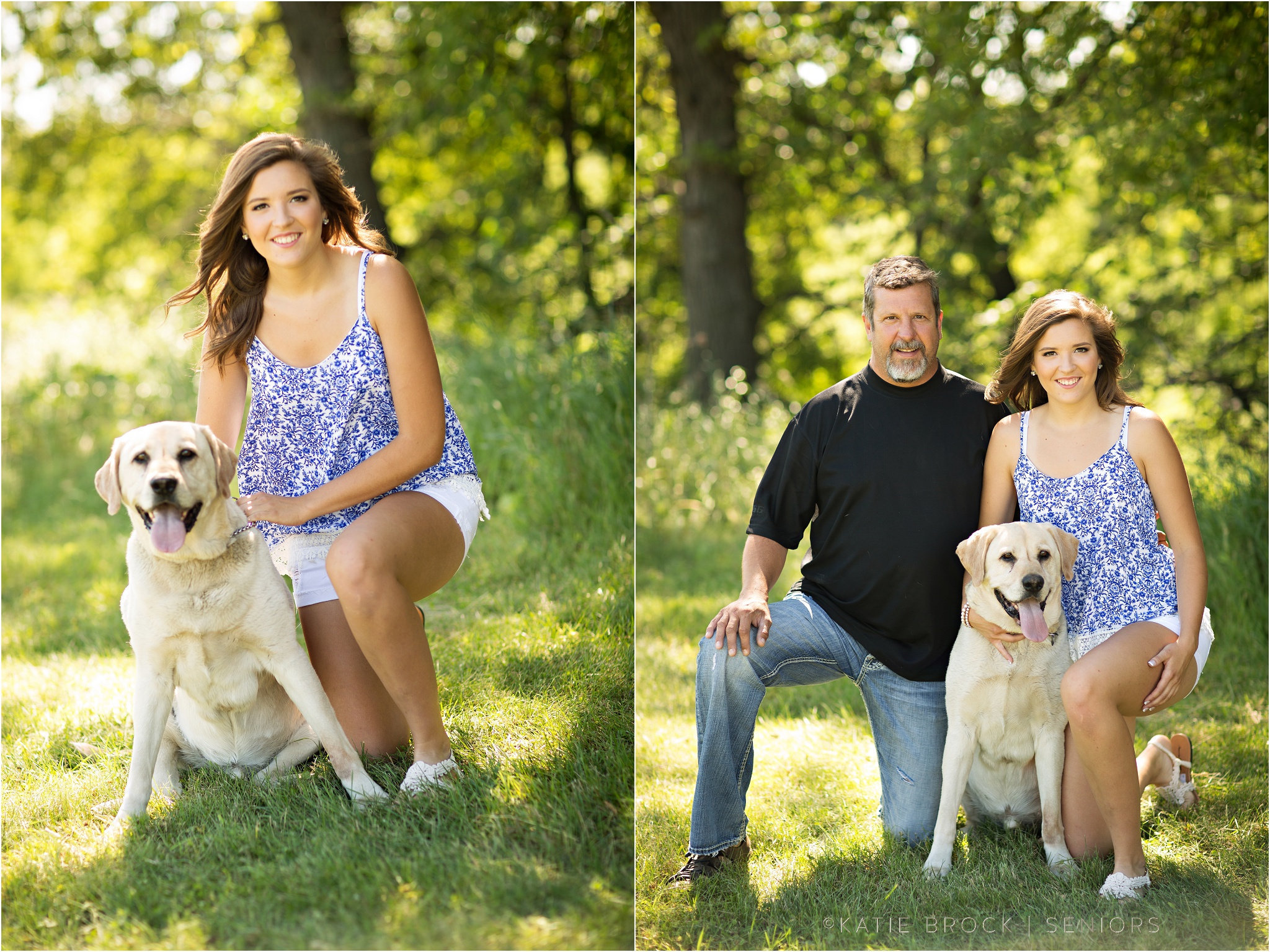 Dad and daughter senior pictures