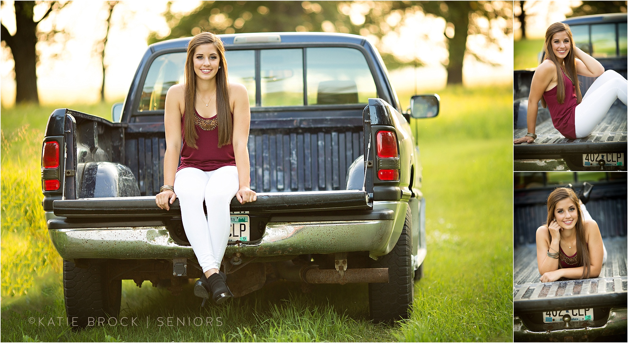 Senior photos with pickup