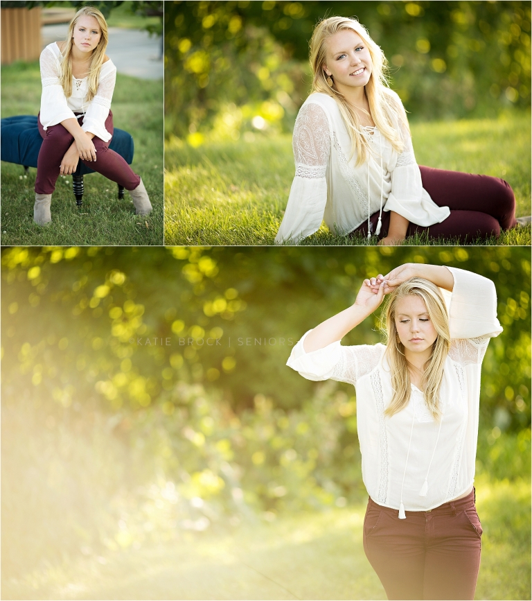Outdoor senior pictures