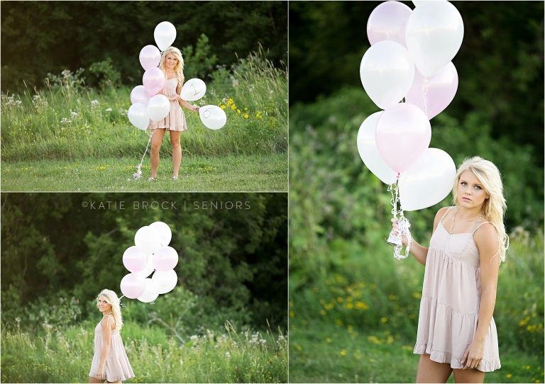 Balloon senior pictures