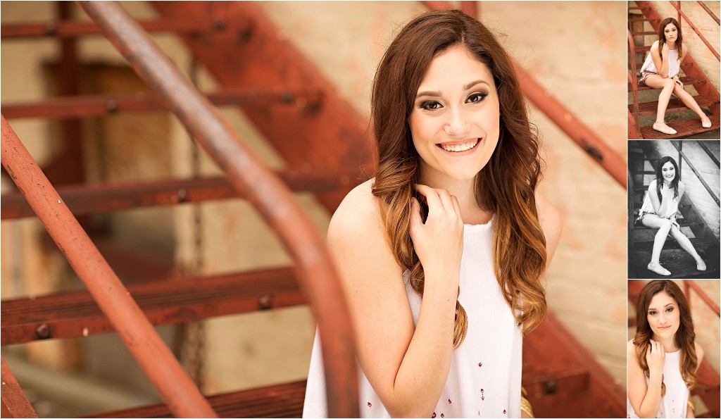 High school senior photos downtown