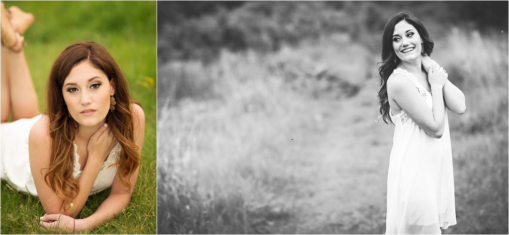 outdoor summer senior pictures