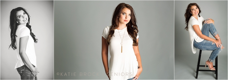 Indoor senior photos