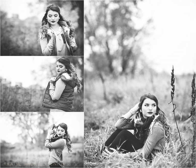 Black and White Senior Photos