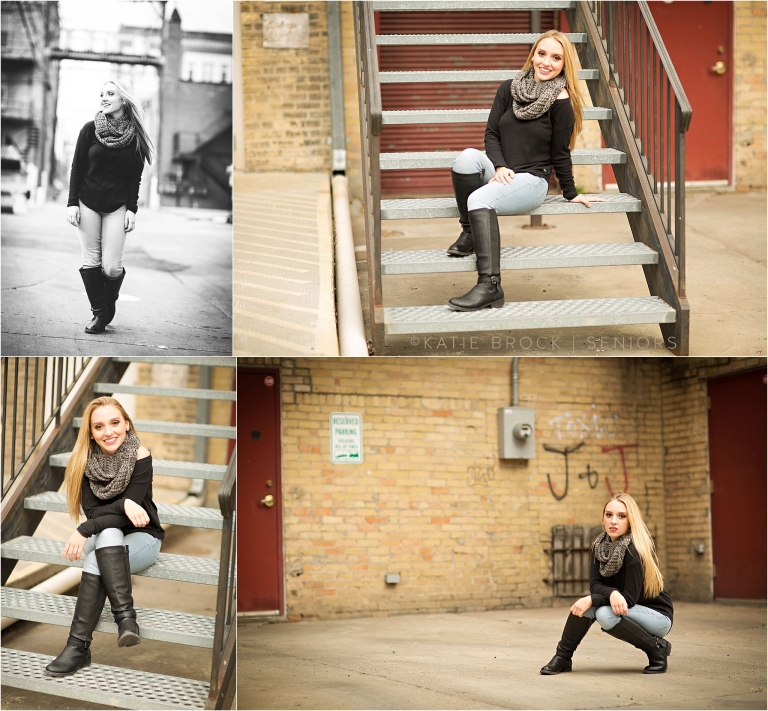 Downtown Grand Forks senior pictures