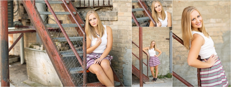 Downtown Grand Forks senior pictures