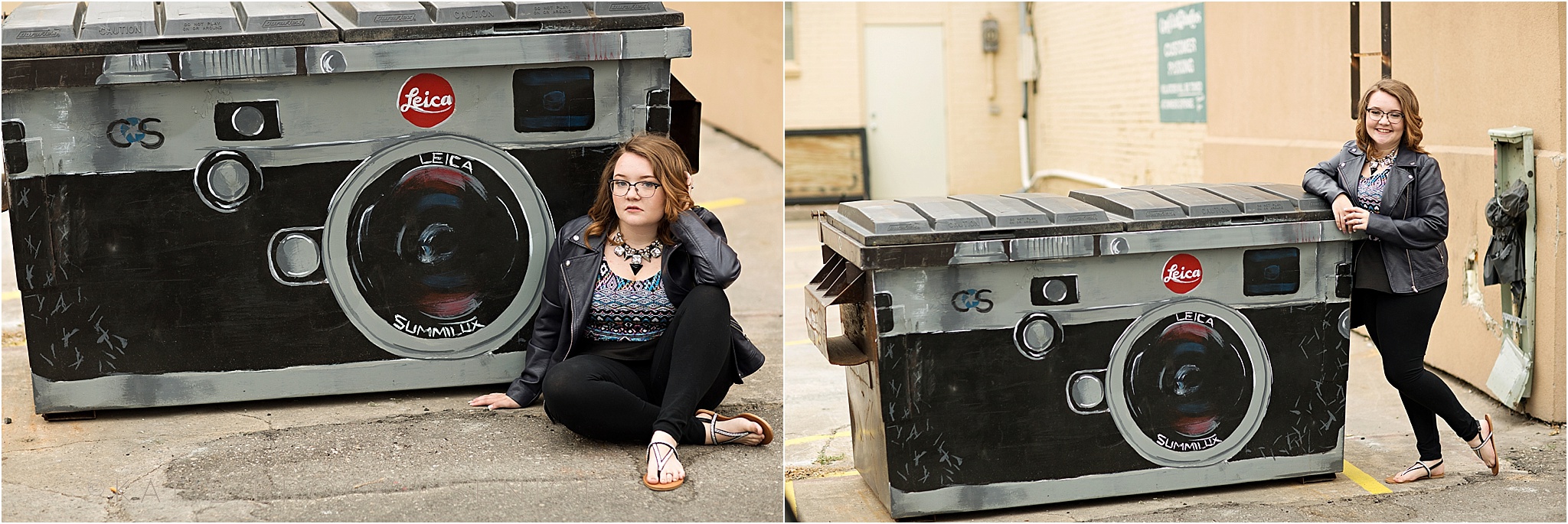 Senior pics with camera