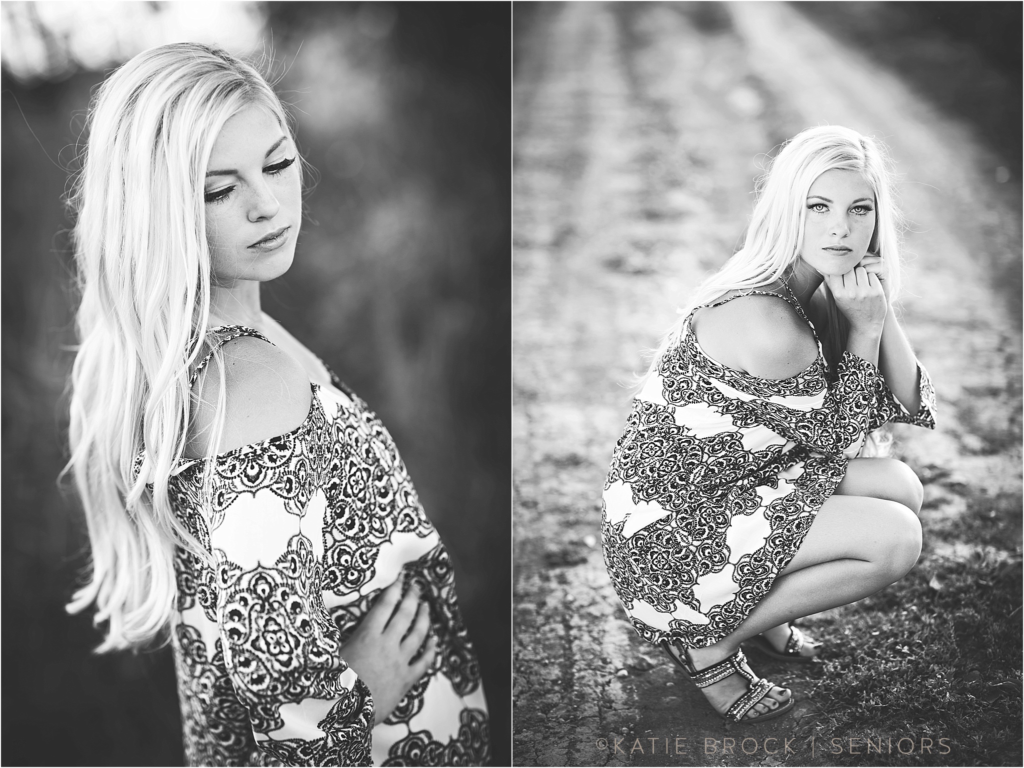 Black&White senior photos