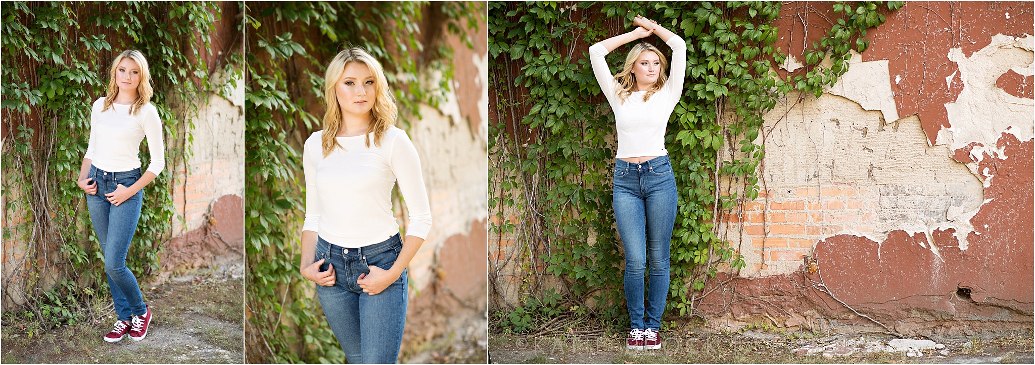 Ivy wall senior pictures