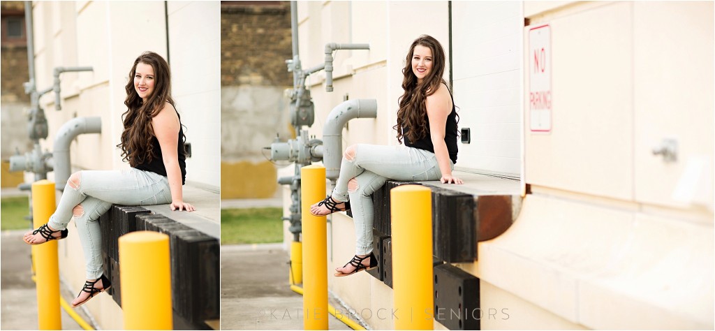 Urban senior pictures in Grand Forks
