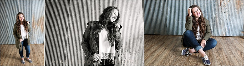 Indoor senior photographs