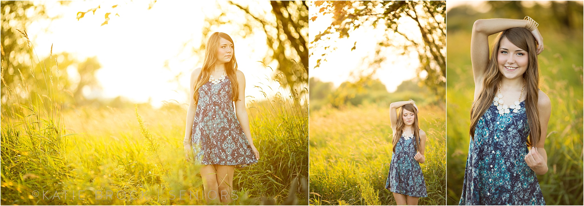 Summer outdoor senior photos