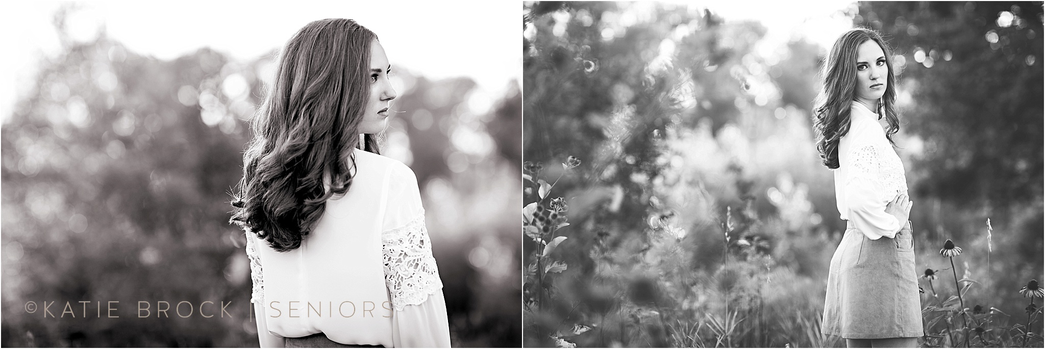 B&W senior pictures