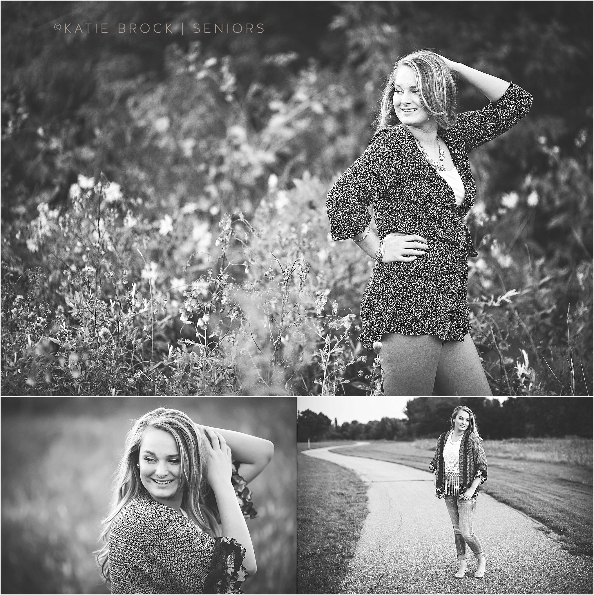 Black&White senior photos