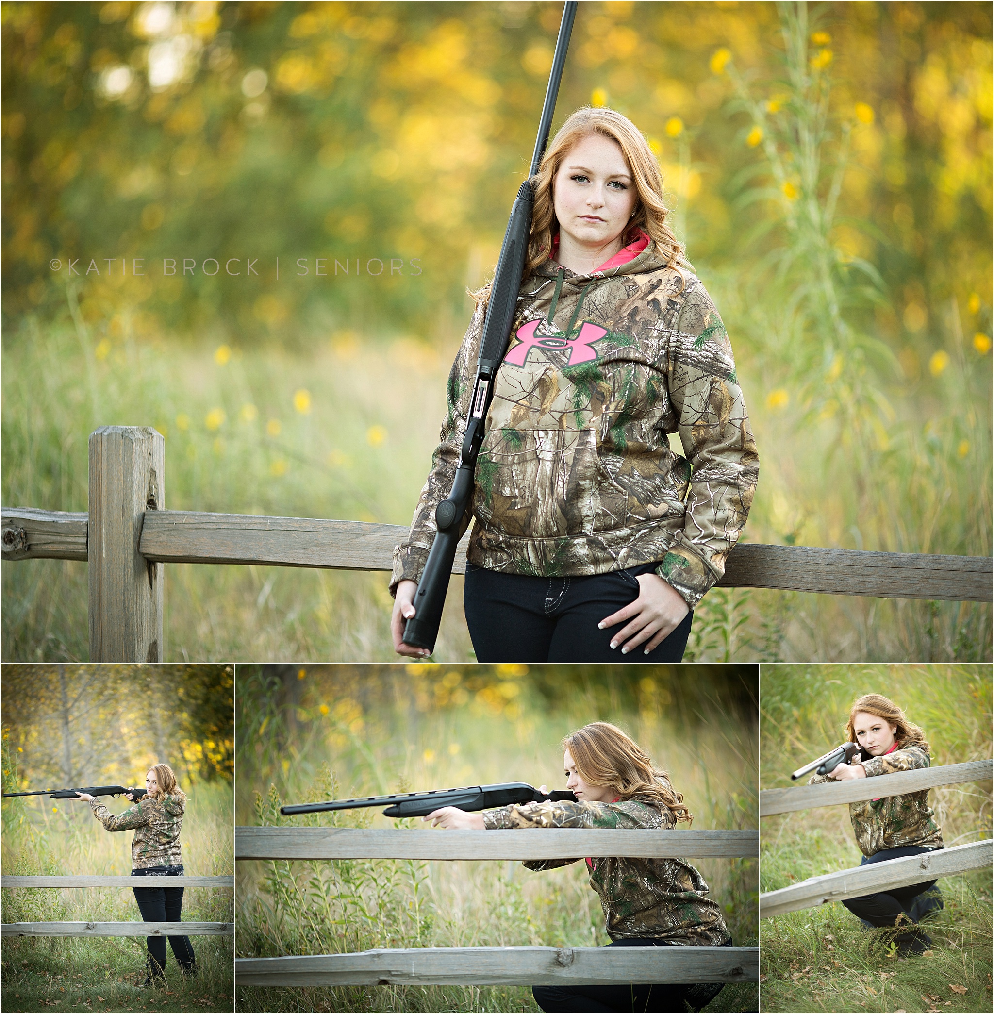 Senior pictures with gun