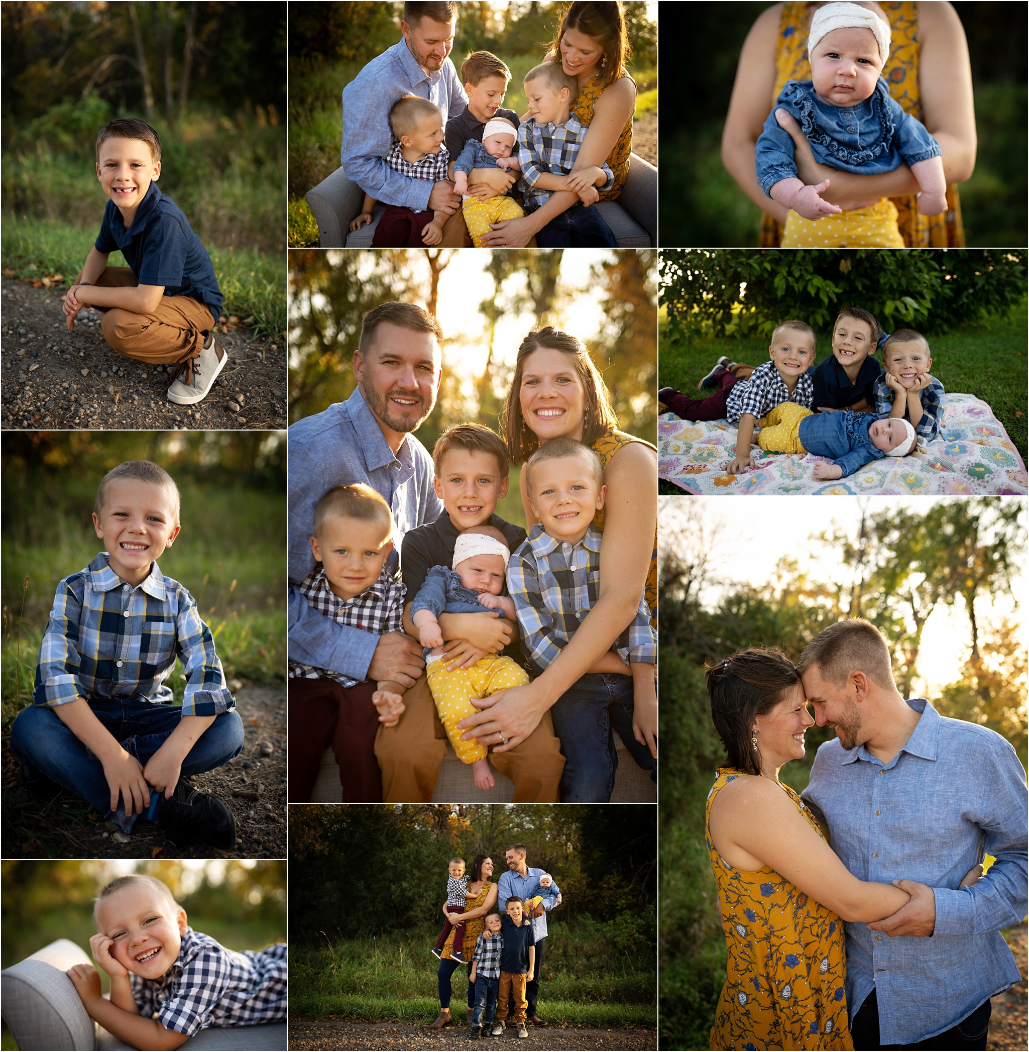 Minnesota summer family photos
